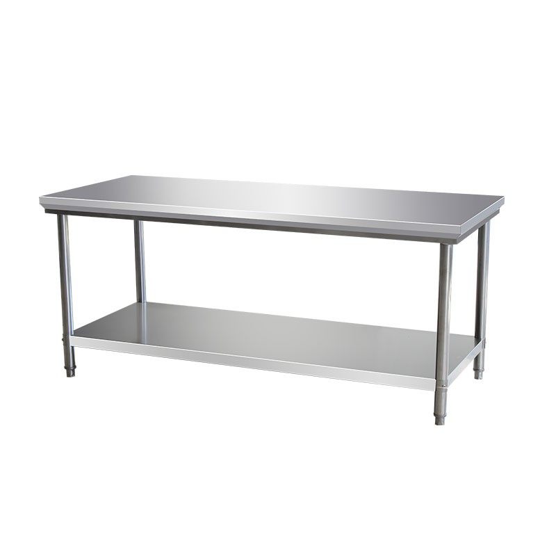 304特厚不锈钢工作台厨房操作台打荷台饭店揉面切菜肉台长方桌子,淘宝优惠券,粉丝福利购,淘宝优惠卷