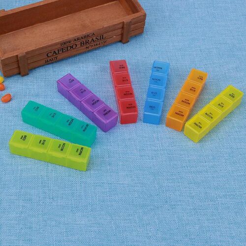 Portable 28 Grids Pills Box Holder Tablet Pill Case Medicine - 图2