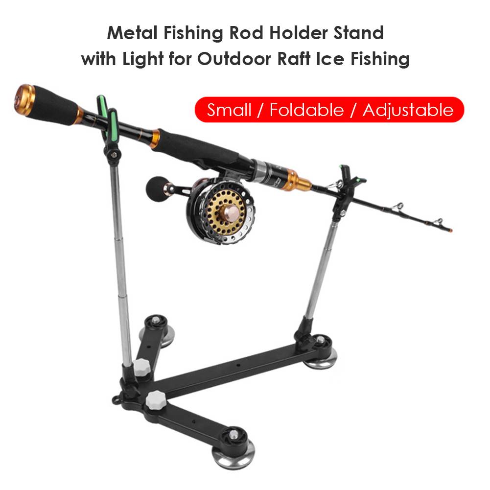 Metal Fishing Rod Heldar Stend Portablo Pole SZupport - 图0