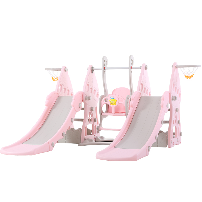 新品儿童室内家用小型滑滑梯单个宝宝小孩滑梯秋千组合幼儿园家庭