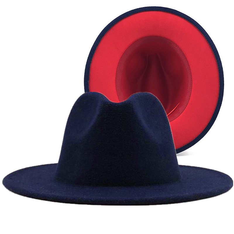 推荐hats fedoras  wide brim hat Panama felt hat for male jaz - 图2