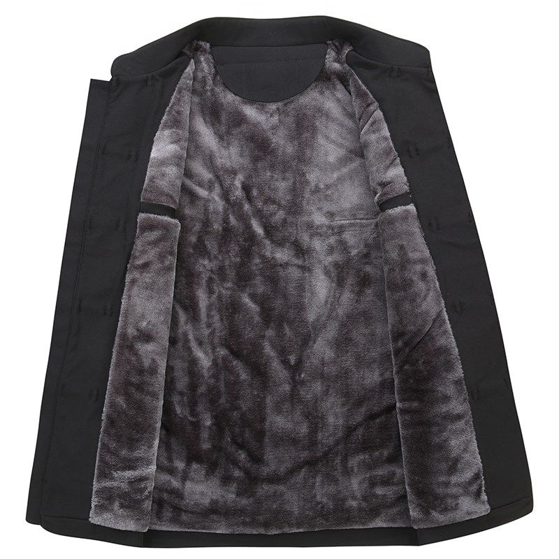 冬季新款唐装男中老年提花加绒加厚棉衣外套中式中国风男上衣套装,淘宝优惠券,粉丝福利购,淘宝优惠卷