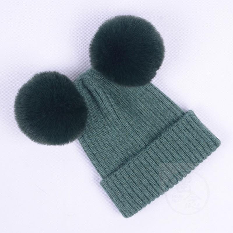 推荐。Autumn and winter fiber core spun yarn wool hat imitat - 图3