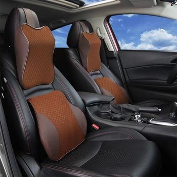 ເຫມາະສໍາລັບ Changan Star 2 3 7 5 9 car seat headrest lumbar cushion P memory foam lumbar support lumbar support