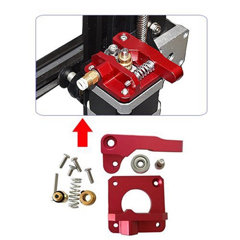 MK8 Extruder Upgrade Aluminum Extruder Drive Feed Kit for Cr-图1