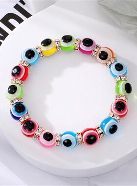 小众高货2023 New Retro Evil Eye Bracelets For Men Women Jewe