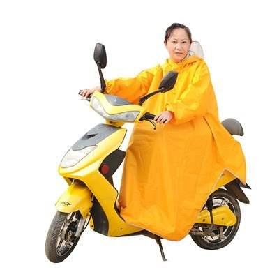 推荐A big raincoat with sleeves and wide bike poncho poncho - 图0