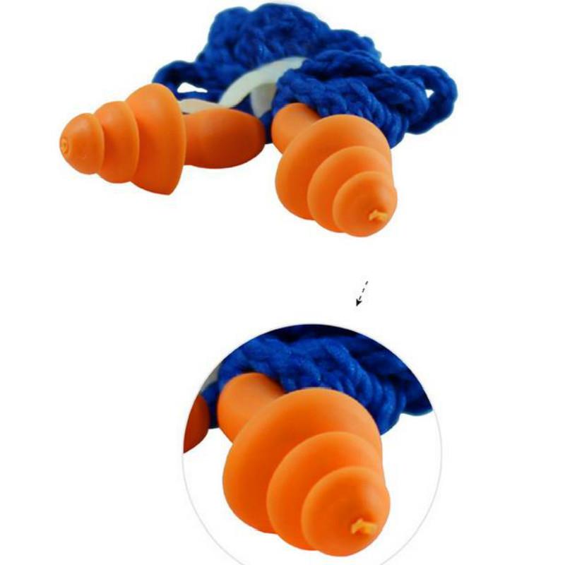 Pcs/pack S lt SificoneoCorded TravelK Ear Plugs Reusable - 图0