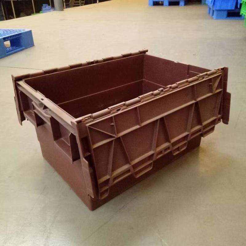 带盖中转斜插式物流箱 大号工业塑料周转箱 多颜色加厚仓储塑胶箱,淘宝优惠券,粉丝福利购,淘宝优惠卷