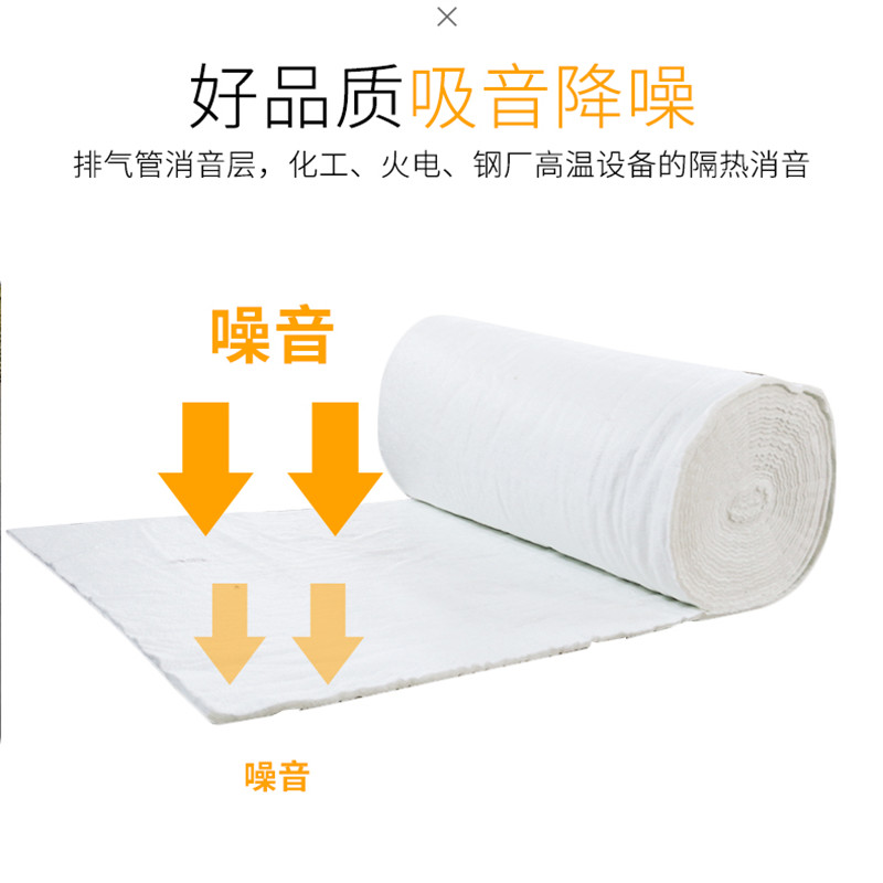 玻璃纤维针刺毯排气管隔热棉消音棉玻纤毯 保温材料耐高温无石棉 - 图1