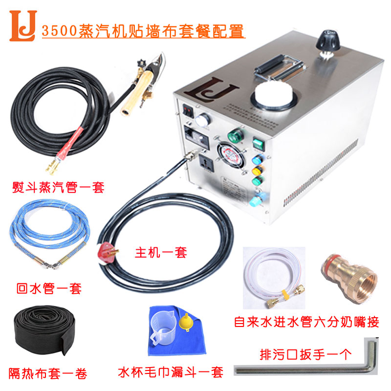 急速发货高温蒸汽清洁机热胶贴墙布保洁公司汽车内饰清洗高压熨烫