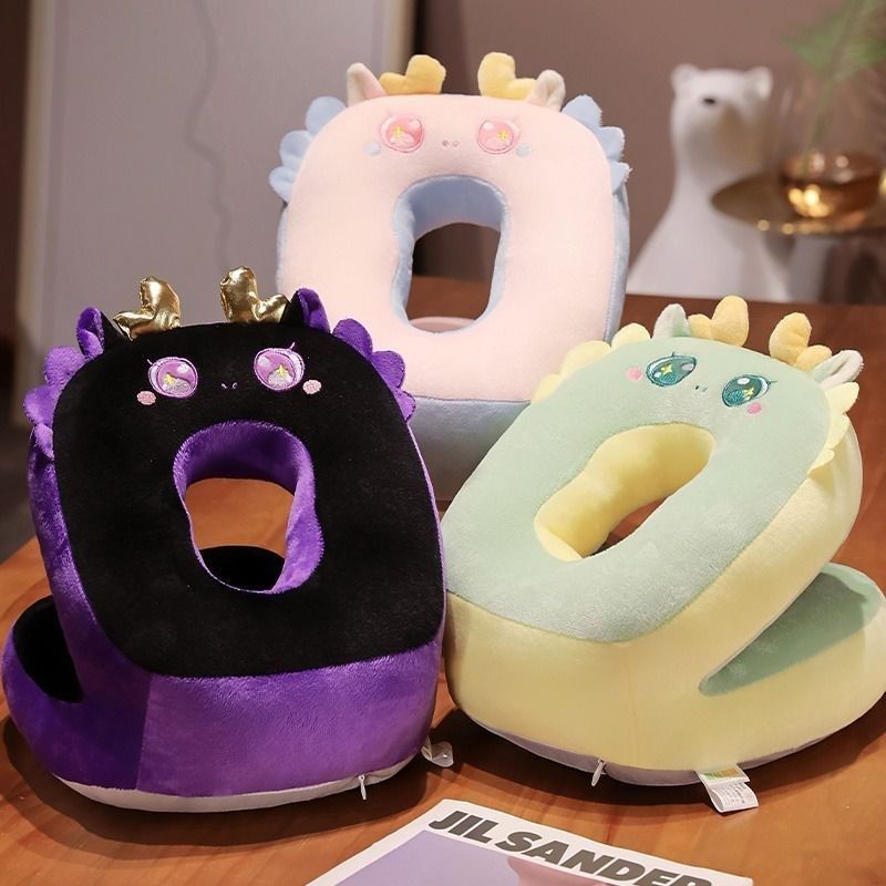 可爱动物午睡枕午休恐龙小学生办公室睡觉加厚便携枕头儿童神新品,淘宝优惠券,粉丝福利购,淘宝优惠卷