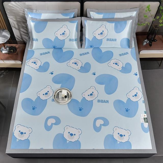 Ice silk mat bamboo c mat 2025 new soft mat student dormitory single summer sheets Class A mother and baby machine washable