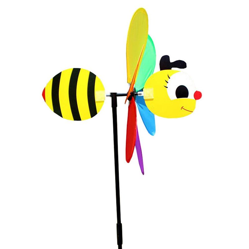推荐Animal Bee Six Colors Three-dimensional Windmill Cartoon - 图1