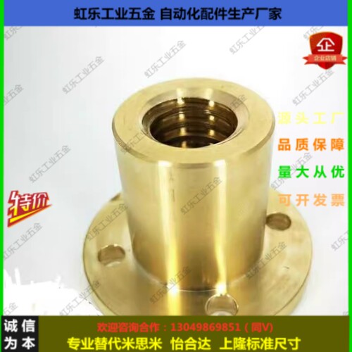 带法兰型MTSPNR MTSPFL MTSJR MTSER MTSQR梯形丝杆螺母 - 图0