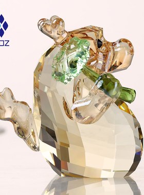 幸运龙摆件手办桌面公仔俏皮可爱潮玩礼物2025龙年吉祥物水晶摆件