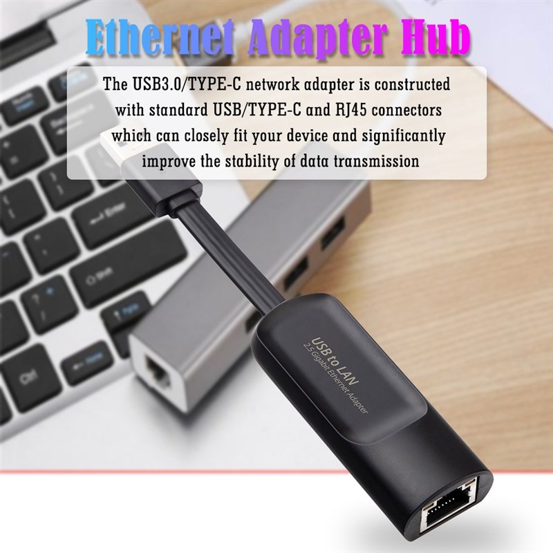 推荐2500Mbps USB C 2.5G External Wired Network Card Type-C T - 图2