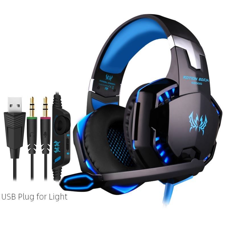 推荐EACH G2000 Headset over-ear Wired Earphone Gaming Headph - 图1