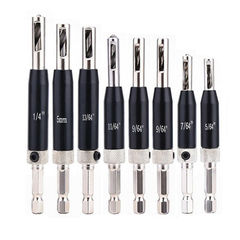 17pcs Copper Drill Bit Stainless Steel Aluminium Alloy Hinge - 图1