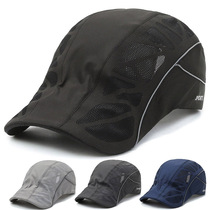 2023 new hats Mens spring Summer sun sun shading Forward duck tongue Beree women thin sun mid-aged hat speed dry cap