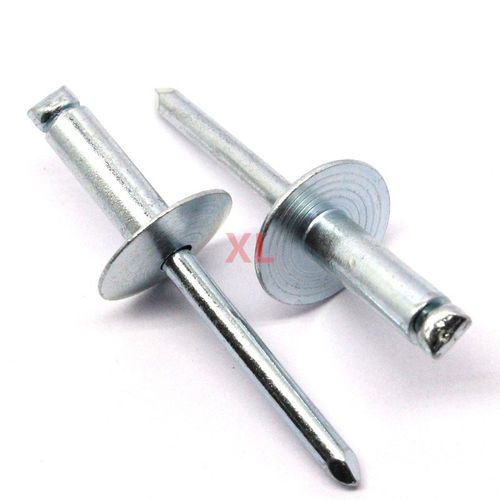 4.大头铁铆钉全开口帽8M钉拉大沿型6 大帽铆钉圆头M4抽芯铆钉拉. - 图0