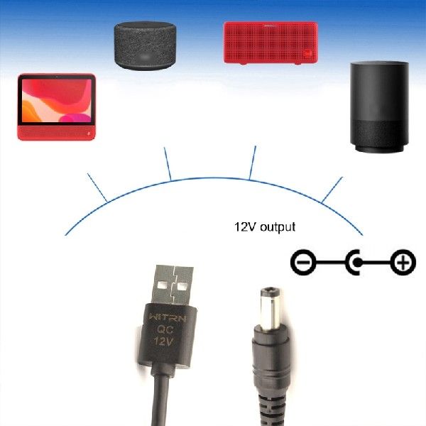 推荐Universal QC 2.0/3.0 USB to DC 12V/9V Power Cable USB to - 图0