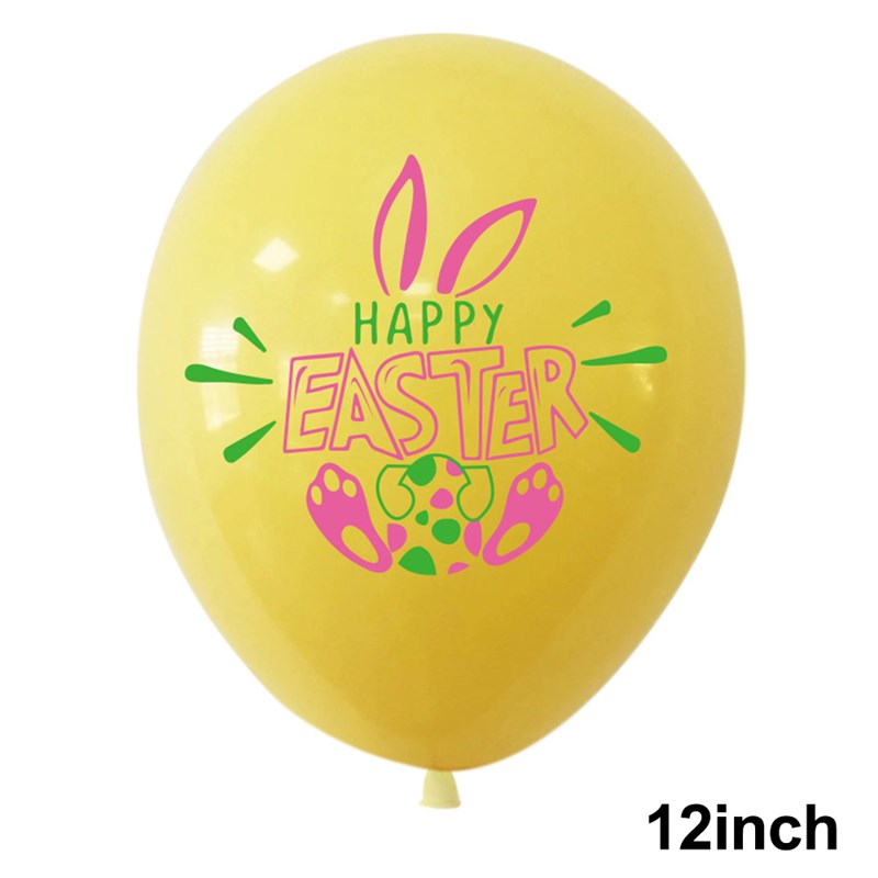 网红2023 5pcs/Set Easter Latex Balloons Easter Bunny Decorat - 图3