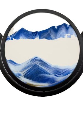 创意沙漏摆件液体解压流沙画办公室桌面客厅床头柜装饰品生日礼物