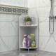 Bathroom triangular storage rack floor-to-ceiling rack bathroom toilet corner storage rack bathroom washbasin corner without hole punch