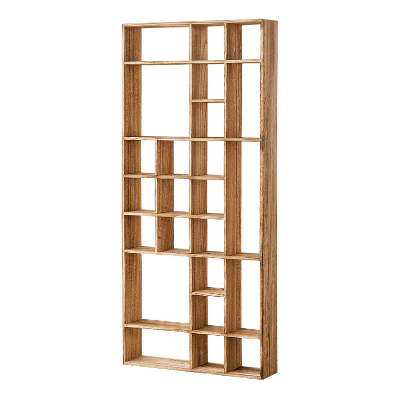 Solid wood Chinese tea cup shelf storage rack wall-mounted Bogu rack wall-mounted Duobao Pavilion display rack tea set storage rack