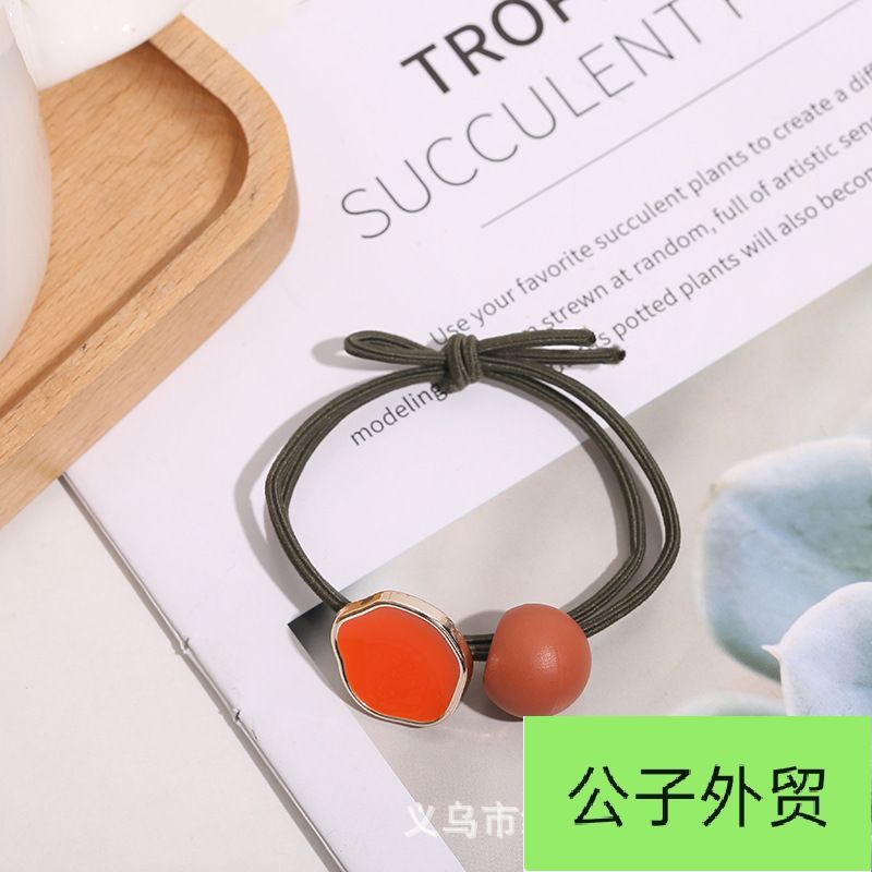 推荐Adult tie hair rope rubber band lovely head rope female - 图2