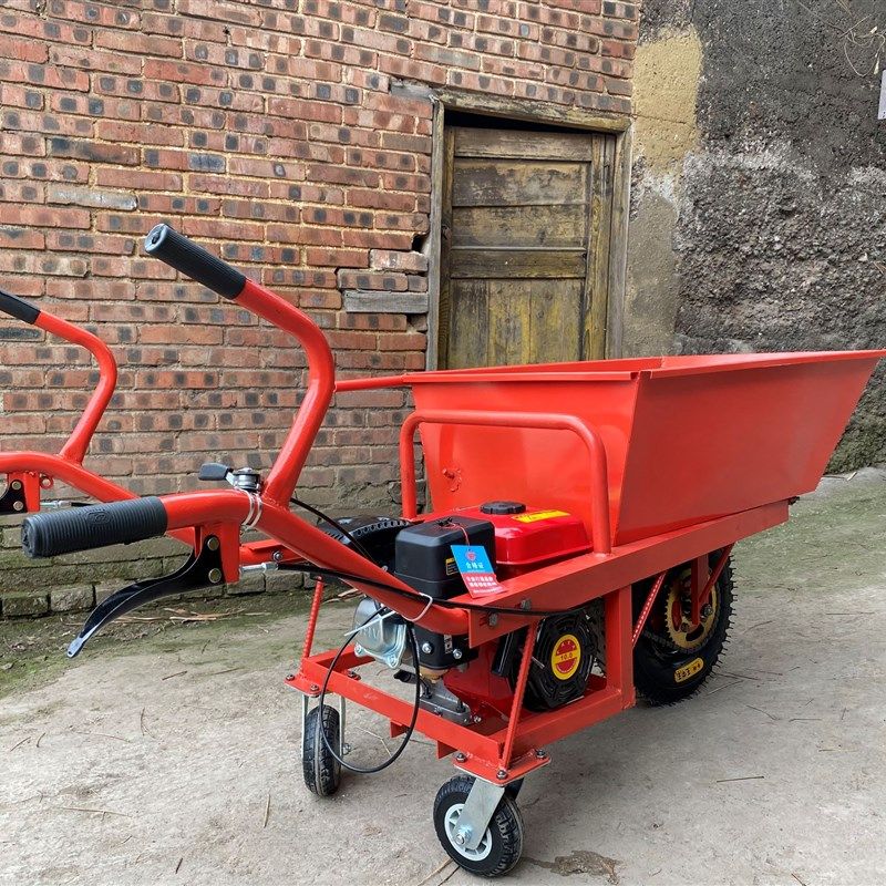 独轮斗车汽油翻斗三轮车鸡公车工地爬坡农用转运手推车果园运输车,淘宝优惠券,粉丝福利购,淘宝优惠卷