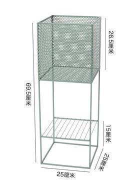 客欧创意铁艺g花盆花架简约花器落地式置物架景内北厅盆室盆栽包
