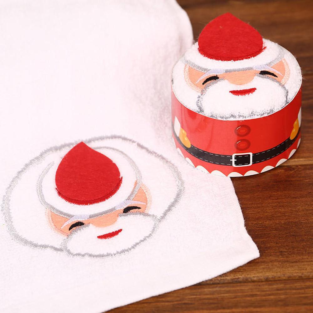 推荐30x30cm Exquisite Christmas Gift Cupcake Cotton Towel wi - 图3