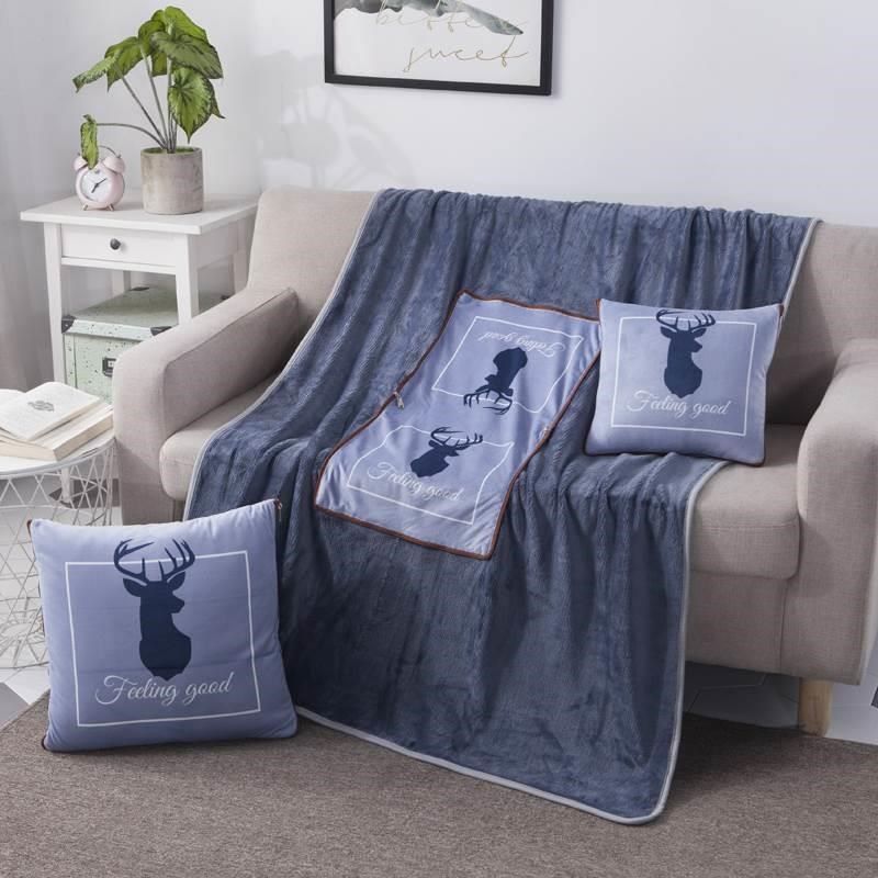 折叠被子抱枕两用办公室午睡毯枕头客厅沙发靠枕空调被汽车盖毯,淘宝优惠券,粉丝福利购,淘宝优惠卷