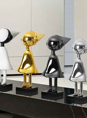 卡通潮玩纪念碑谷l人物客厅样板间儿童房桌面艺术装饰品雕塑摆件