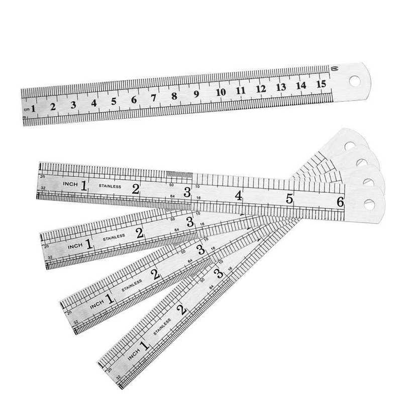 推荐1 PC 15c 6 Inch Stainless Steel etal Straight Ruler Prec - 图2