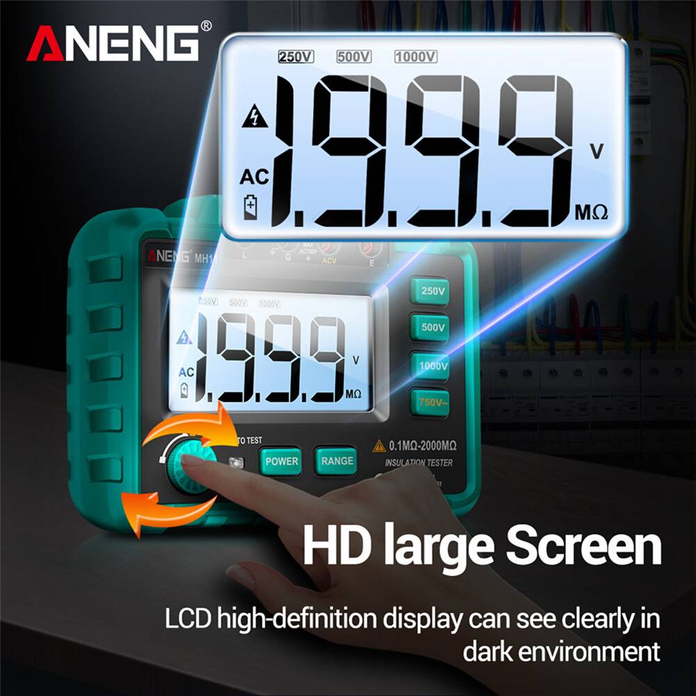 速发ANENG MH11 1999M  Insulation Resistance Tester - 图0