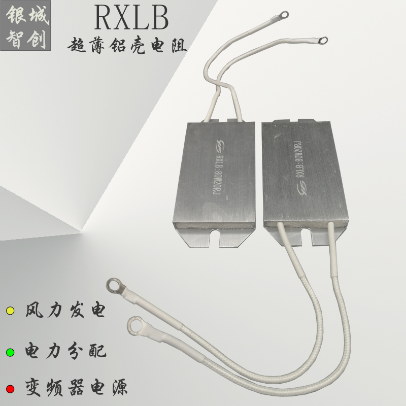 极速RXLB超薄铝壳变频器伺服电机启动再生电阻80W100W20R25R现货 - 图1