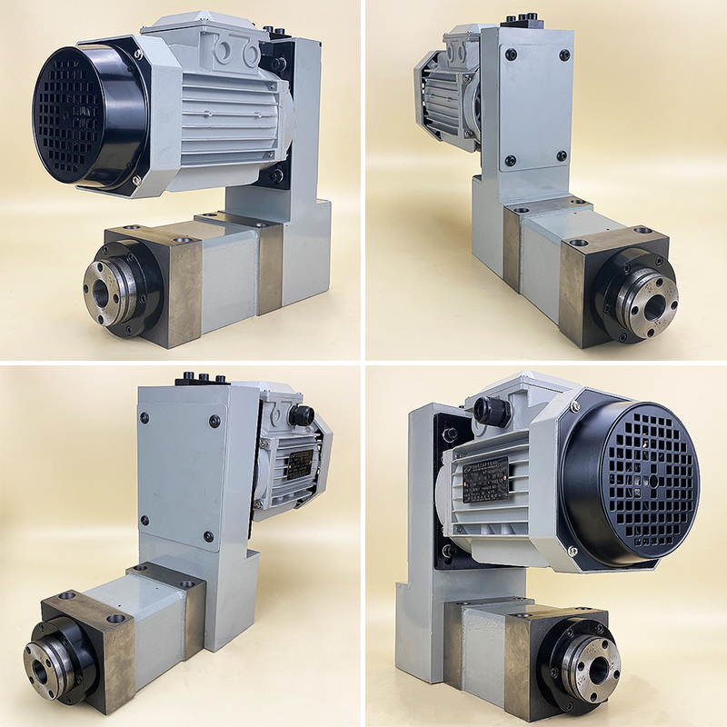 镗铣钻磨机床动力头2号BT30 ER25 ER32 莫氏MT3型主轴头电机组合 - 图2