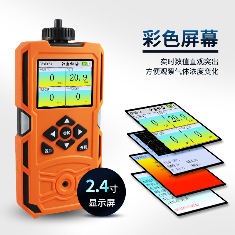 式四合一气f体检测仪有毒害爱德X气克-4臭氧氨斯甲醛氯气 - 图0