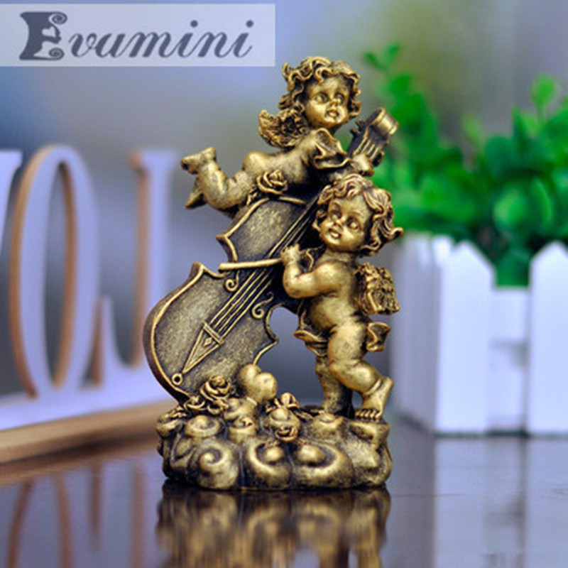 European Resin Crafts CuAe Cupcd Playing theP Bell tngel Dei - 图1