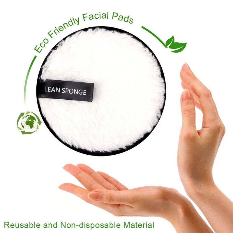 Cotton-Pads Makeup-Remover Skin Washable-Puff Face-Care Micr - 图3