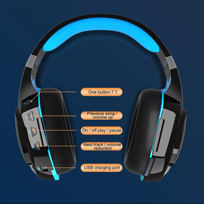 推荐KOTION EACH Bluetooth Headphones 7F.1 Wireless Wired Hea - 图0