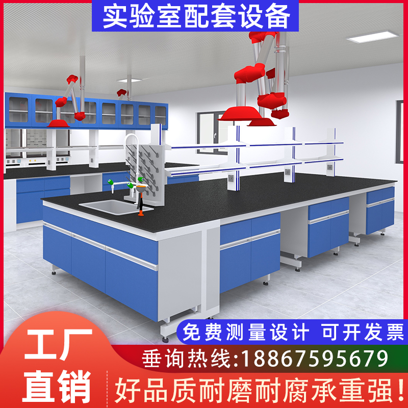 实验室实验台工作台全钢钢木实验台操作台化试验边X台钢木中央台 - 图0