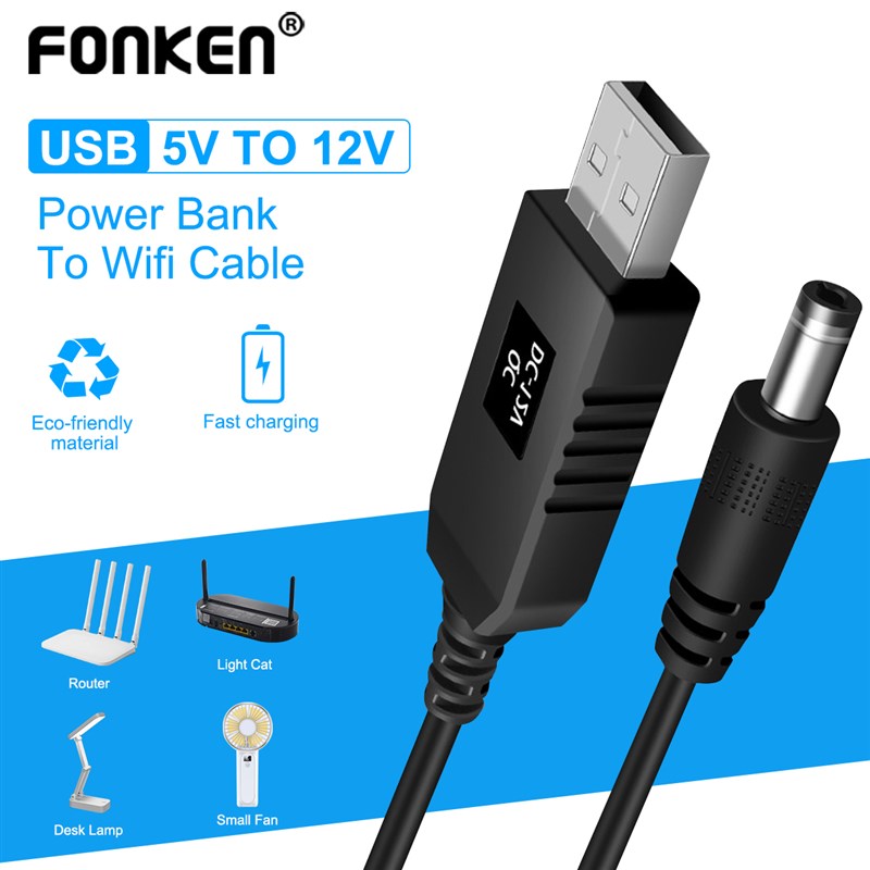 推荐Universal USB to DC Power Cable for Router Mini Fan Spea - 图0