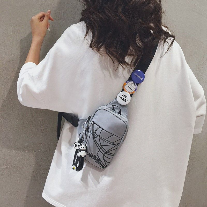 小众潮流小挎包迷你小巧胸包女时尚百搭斜挎包男生运动单肩包,淘宝优惠券,粉丝福利购,淘宝优惠卷