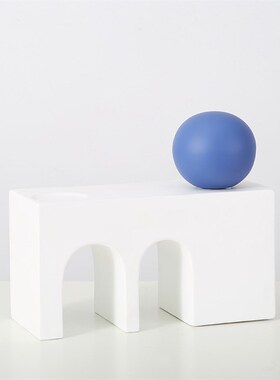 几何形拱门艺术摆件展厅样板间装饰酒店前台书架摆设家居工艺品