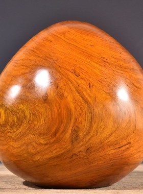 花梨木雕寿星摆件寿桃实木雕刻家居装饰送长辈祝寿生日送礼工艺品