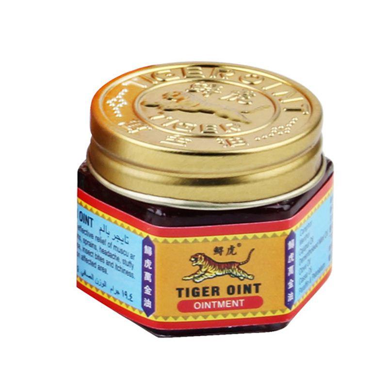 网红.Red White Tiger Balm Ointment For Headache Toothache Ab